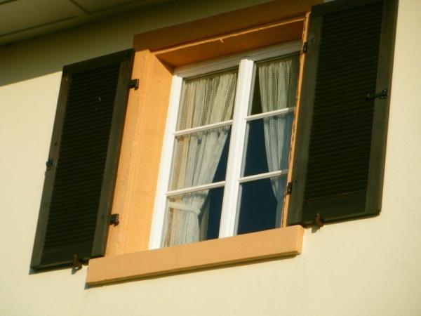 Historische Fenster in Pfarrhaus